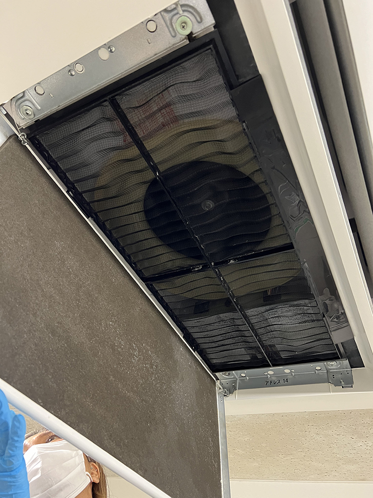 業務用エアコン 作業後